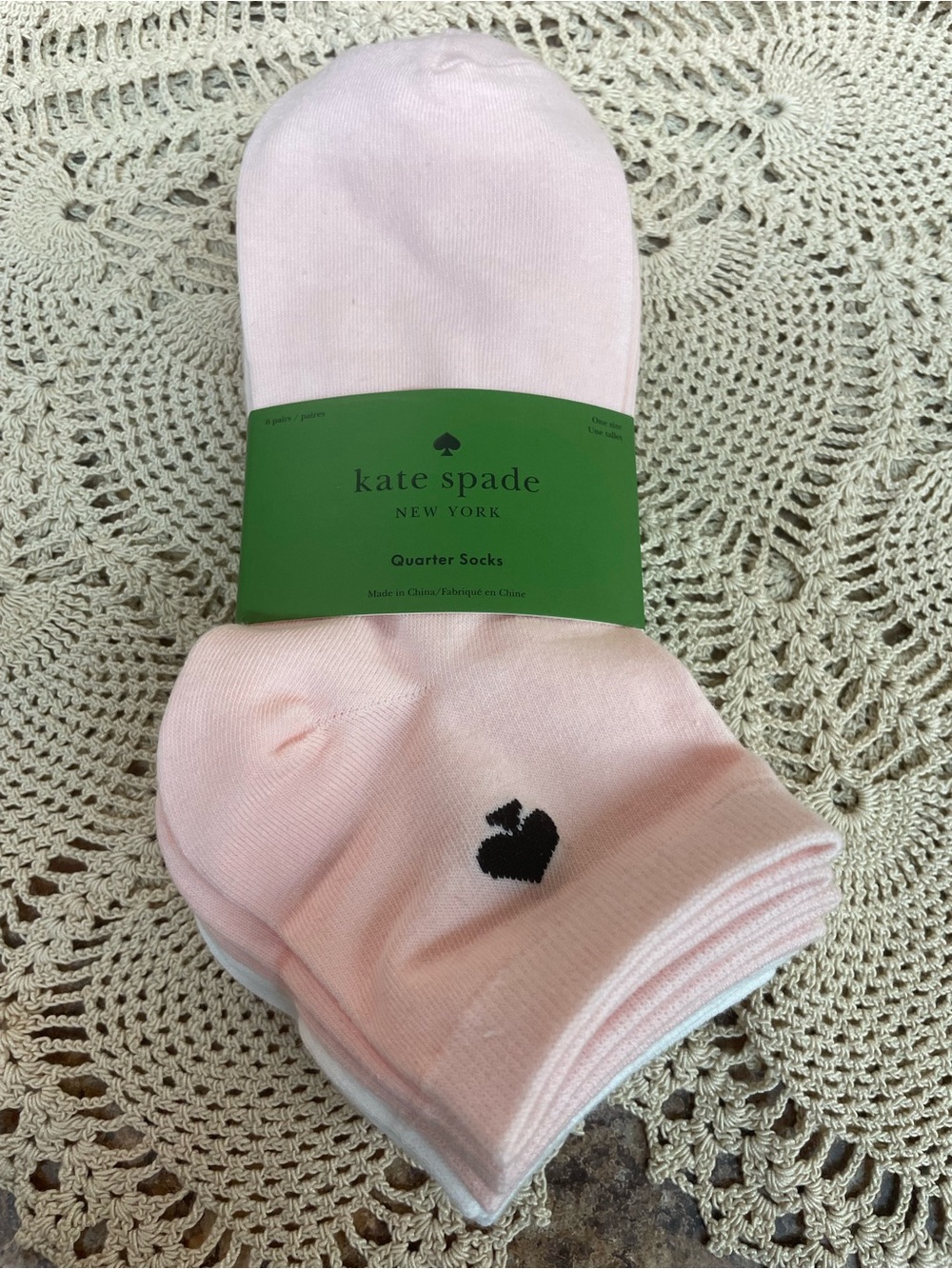 kate spade 6-pair of socks